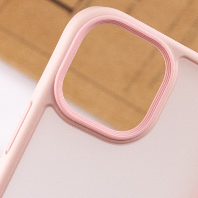 TPU+PC чохол Metal Buttons для Apple iPhone 13 (6.1") Рожевий TPU+PC чохол Metal Buttons для Apple iPhone 13 (6.1") Рожевий