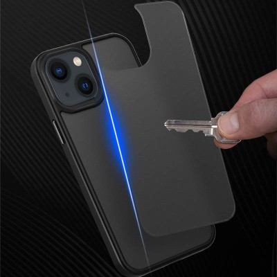 TPU+PC чохол Metal Buttons для Apple iPhone 13 (6.1") Чорний