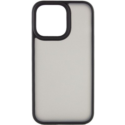 TPU+PC чохол Metal Buttons для Apple iPhone 13 Pro (6.1") Чорний