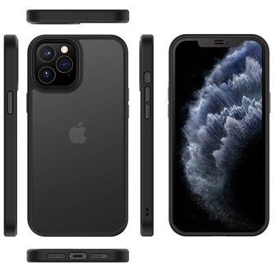 TPU+PC чохол Metal Buttons для Apple iPhone 13 Pro (6.1") Чорний