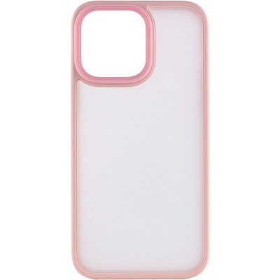 TPU+PC чохол Metal Buttons для Apple iPhone 13 Pro Max (6.7") Рожевий