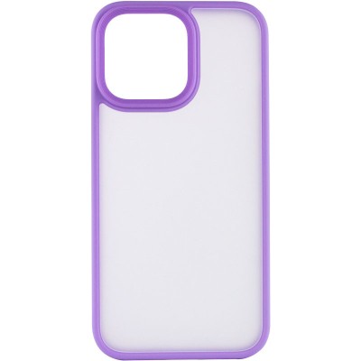 TPU+PC чохол Metal Buttons для Apple iPhone 14 Pro (6.1") Бузковий
