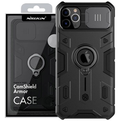 TPU+PC чохол Nillkin CamShield Armor (шторка на камеру) для Apple iPhone 11 Pro (5.8") Чорний