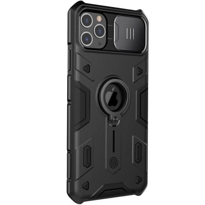 TPU+PC чохол Nillkin CamShield Armor (шторка на камеру) для Apple iPhone 11 Pro (5.8") Чорний