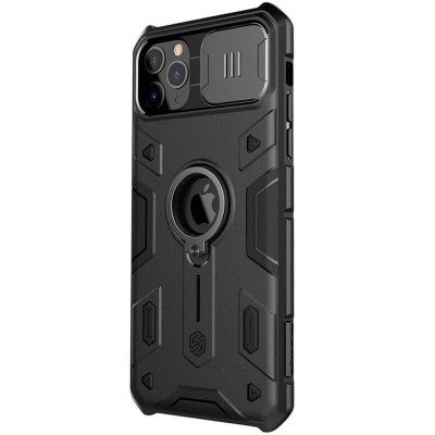 TPU+PC чохол Nillkin CamShield Armor (шторка на камеру) для Apple iPhone 11 Pro Max (6.5") Чорний