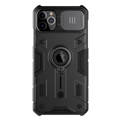 TPU+PC чохол Nillkin CamShield Armor (шторка на камеру) для Apple iPhone 11 Pro Max (6.5") Чорний