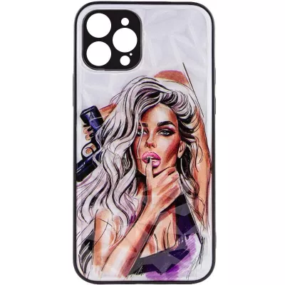 TPU+PC чохол Prisma Ladies Full Camera для Apple iPhone 12 Pro (6.1") Purple