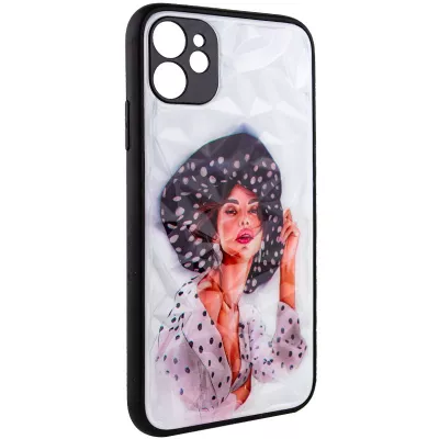 TPU+PC чохол Prisma Ladies для Apple iPhone 11 (6.1") Girl in a hat