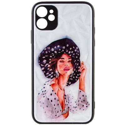 TPU+PC чохол Prisma Ladies для Apple iPhone 11 (6.1") Girl in a hat