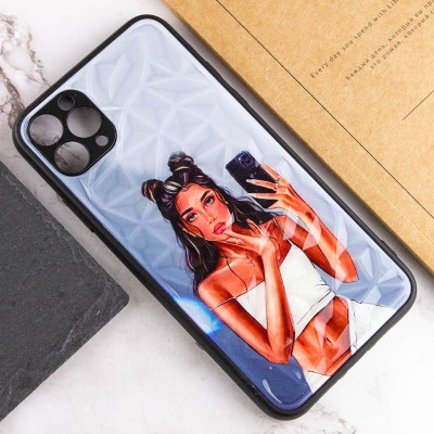 TPU+PC чохол Prisma Ladies для Apple iPhone 11 Pro Max (6.5") Black in White