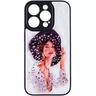 TPU+PC чохол Prisma Ladies для Apple iPhone 12 Pro Max (6.7") Girl in a hat
