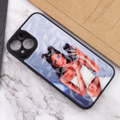 TPU+PC чохол Prisma Ladies для Apple iPhone 14 (6.1") Black in White