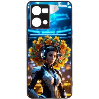 TPU+PC чохол Prisma Ladies для Oppo Reno 7 4G Cyberpunk TPU+PC чохол Prisma Ladies для Oppo Reno 7 4G Cyberpunk
