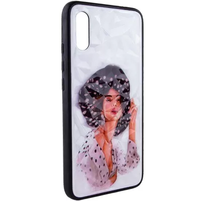 TPU+PC чохол Prisma Ladies для Xiaomi Redmi 7A Girl in a hat