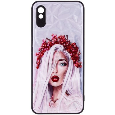 TPU+PC чохол Prisma Ladies для Xiaomi Redmi 9A Ukrainian Girl