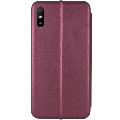 Шкіряний чохол (книжка) Classy для Xiaomi Redmi 9A Бордовий