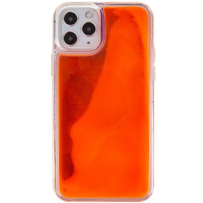 Неоновий чохол Neon Sand glow in the dark для Apple iPhone 11 Pro (5.8") Фіолетовий / Помаранчевий