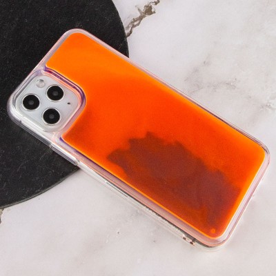 Неоновий чохол Neon Sand glow in the dark для Apple iPhone 11 Pro (5.8") Фіолетовий / Помаранчевий