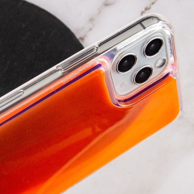 Неоновий чохол Neon Sand glow in the dark для Apple iPhone 11 Pro (5.8") Фіолетовий / Помаранчевий