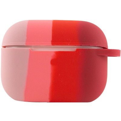 Силіконовий футляр Colorfull для навушників AirPods Pro / Pro 2 Рожевий / Червоний
