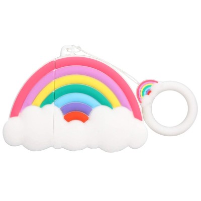 Силіконовий футляр Fairy Tale series для навушників AirPods 1/2 Rainbow