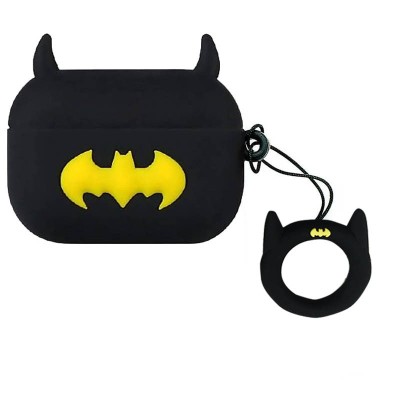 Силіконовий футляр Marvel & DC series для навушників AirPods Pro / Pro 2 + кільце Batman New 1