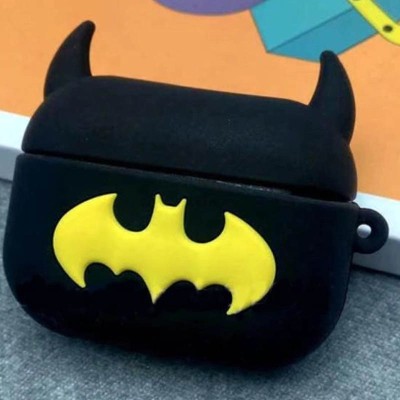 Силіконовий футляр Marvel & DC series для навушників AirPods Pro / Pro 2 + кільце Batman New 1