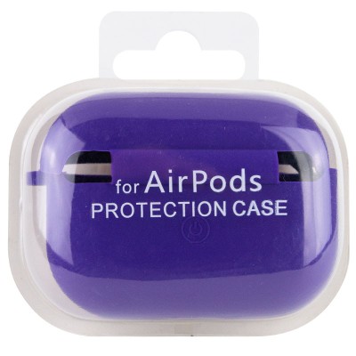 Силіконовий футляр з мікрофіброю для навушників Airpods Pro Фіолетовий / Ultra Violet Силіконовий футляр з мікрофіброю для навушників Airpods Pro Фіолетовий / Ultra Violet