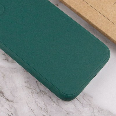 Силіконовий чохол Candy Full Camera для Apple iPhone 12 Pro Max (6.7") Зелений / Forest green