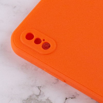 Силіконовий чохол Candy Full Camera для Apple iPhone XS Max (6.5") Помаранчевий / Orange
