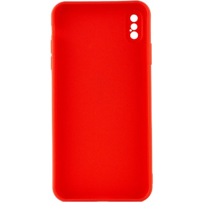 Силіконовий чохол Candy Full Camera для Apple iPhone XS Max (6.5") Червоний / Red