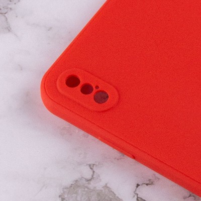 Силіконовий чохол Candy Full Camera для Apple iPhone XS Max (6.5") Червоний / Red