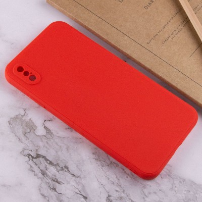 Силіконовий чохол Candy Full Camera для Apple iPhone XS Max (6.5") Червоний / Red
