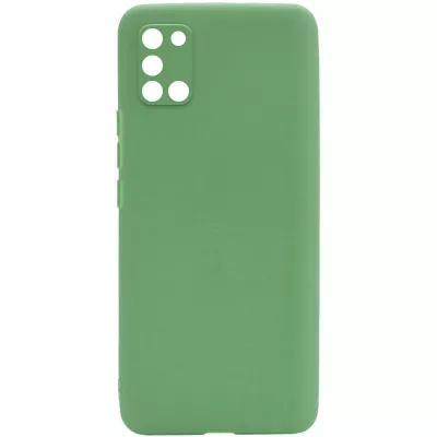 Силіконовий чохол Candy Full Camera для Samsung Galaxy A31 Зелений / Green