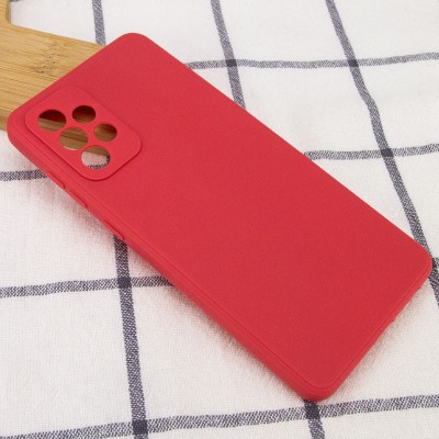Силіконовий чохол Candy Full Camera для Samsung Galaxy A52 4G / A52 5G / A52s Червоний / Camellia