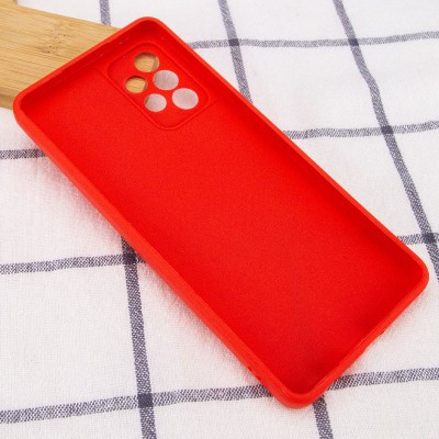 Силіконовий чохол Candy Full Camera для Samsung Galaxy A72 4G / A72 5G Червоний / Red