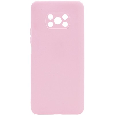 Силіконовий чохол Candy Full Camera для Xiaomi Poco X3 NFC / Poco X3 Pro Рожевий / Pink Sand