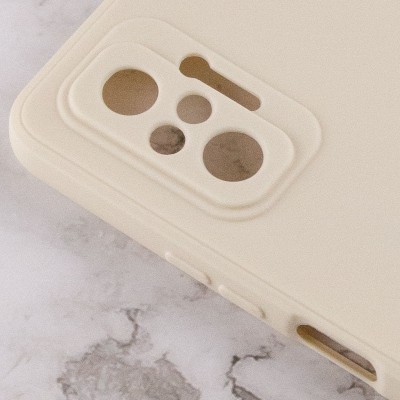 Силіконовий чохол Candy Full Camera для Xiaomi Redmi Note 10 Pro / 10 Pro Max Бежевий / Antigue White