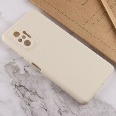 Силіконовий чохол Candy Full Camera для Xiaomi Redmi Note 10 Pro / 10 Pro Max Бежевий / Antigue White