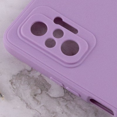 Силіконовий чохол Candy Full Camera для Xiaomi Redmi Note 10 Pro / 10 Pro Max Бузковий / Dasheen