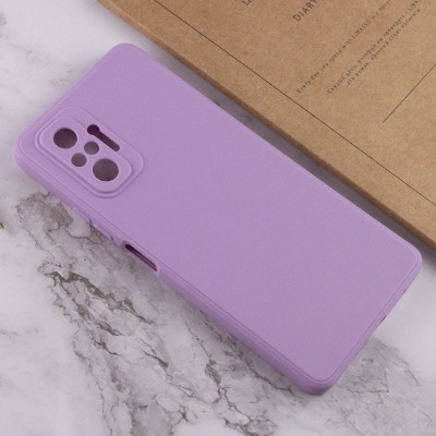 Силіконовий чохол Candy Full Camera для Xiaomi Redmi Note 10 Pro / 10 Pro Max Бузковий / Dasheen