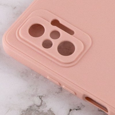Силіконовий чохол Candy Full Camera для Xiaomi Redmi Note 10 Pro / 10 Pro Max Рожевий / Pink Sand