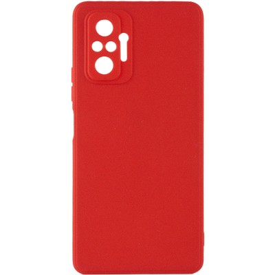Силіконовий чохол Candy Full Camera для Xiaomi Redmi Note 10 Pro / 10 Pro Max Червоний / Camellia
