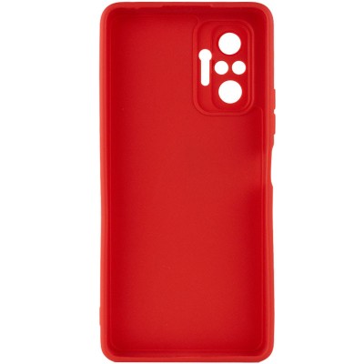 Силіконовий чохол Candy Full Camera для Xiaomi Redmi Note 10 Pro / 10 Pro Max Червоний / Camellia