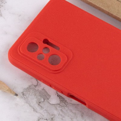 Силіконовий чохол Candy Full Camera для Xiaomi Redmi Note 10 Pro / 10 Pro Max Червоний / Camellia