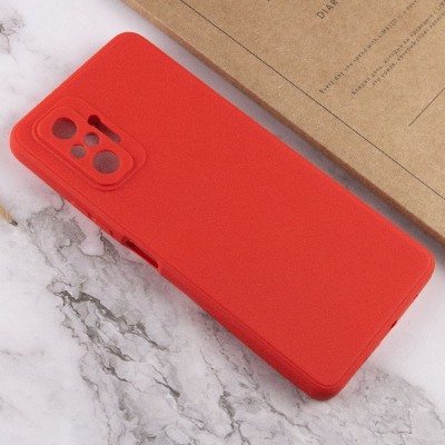 Силіконовий чохол Candy Full Camera для Xiaomi Redmi Note 10 Pro / 10 Pro Max Червоний / Camellia