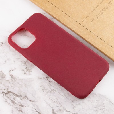 Силіконовий чохол Candy для Apple iPhone 11 Pro Max (6.5") Бордовий