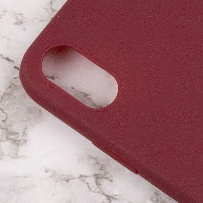 Силіконовий чохол Candy для Apple iPhone XS Max (6.5") Бордовий