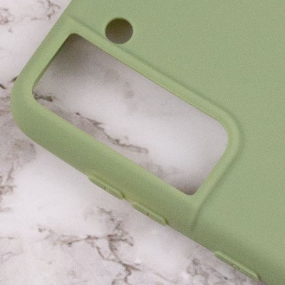 Силіконовий чохол Candy для Samsung Galaxy S21+ Фісташковий