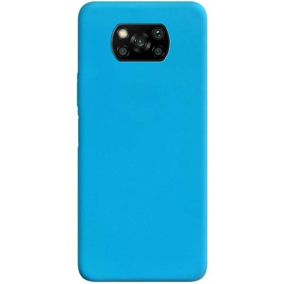 Силіконовий чохол Candy для Xiaomi Poco X3 NFC / Poco X3 Pro Блакитний